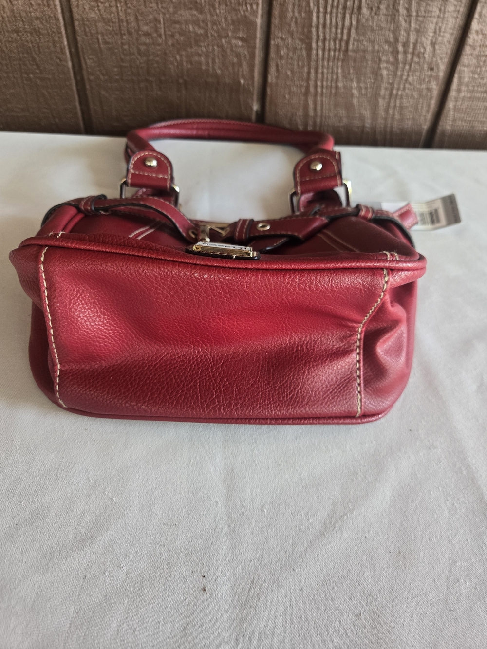 Rosetti Crimson Leatherette Handbag Bag - Picture 13 of 16